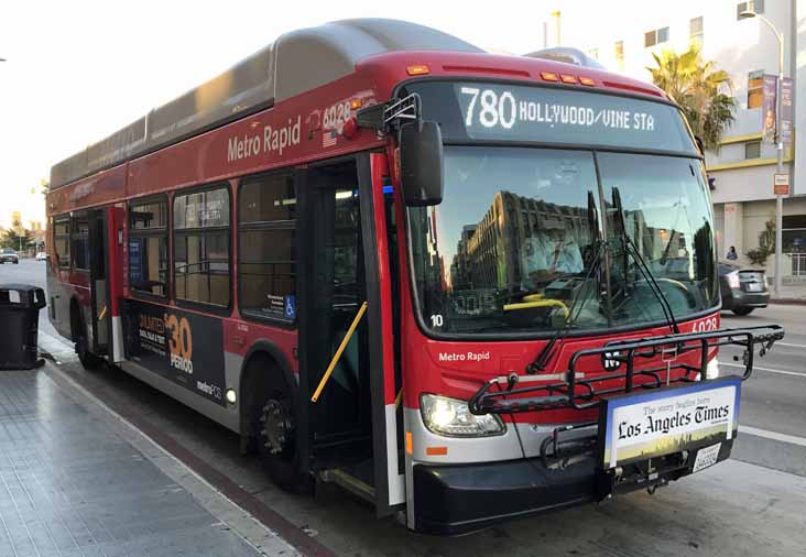 LA Metro New Flyer Xcelsior XN40 Rapid 6028